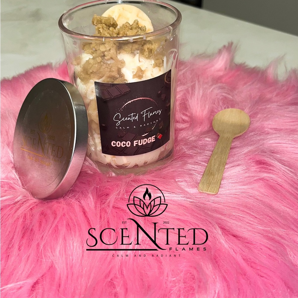 Scoopable coco fudge wax melt 🍫